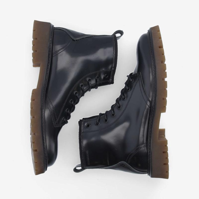 COMBAT BOOTS M - GLASS - NOIR